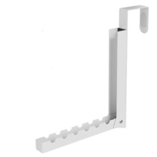 ZMBESUP Over The Door Hanger 접이식 의류 건조대 실내 세탁실용 걸이 코트 랙 컴팩트하고 작은 공간 휴대용 행거 후크 - 1팩화이트 121916, 화이트-1