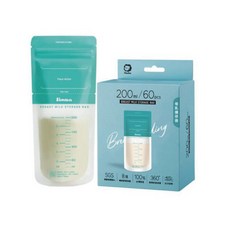 小獅王辛巴 母乳儲存袋60入x3盒 | 綠200ml, 60個裝, 3個