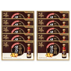 광동 제약 생강 쌍화 120ml 병음료 약국 건강 드링크, 100개