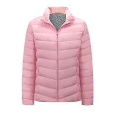 防風保暖輕量加絨羽絨外套 - 白鴨絨女款