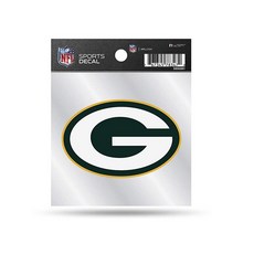 Rico Industries NFL 잭슨빌 재규어 10.2cm x 10.2cm 스몰 스타일 데칼 팀 색상, Green Bay Packers