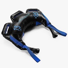 불가리안백 트레이닝용 웨이트백 15kg 수플레스 에너지백 스쿼트 트레이닝, 블랙 앤 블루 15KG