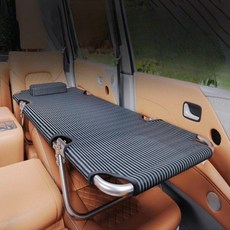 평탄화 차박 야전침대 접이식 폴딩베드 자동차 캠핑 경량 매트 블랙, 그레이