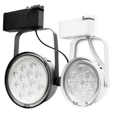 【瘋伍金燈飾】LED軌道燈 15W 碗公軌道燈 2年保固 CNS認證 歐司朗晶片 投射燈 工業風, 黑色, 1個