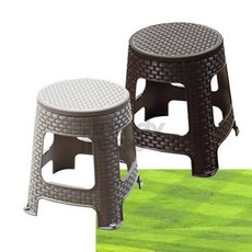 옵트샵 포장마차의자 파라솔 2개 야외용테이블의자, 다크브라운-2개