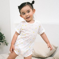 베이비붐 유아동 항균메쉬 바디슈트 태열방지 아기 유아 반팔 5부 봄 여름 가을 국내생산