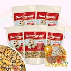 스위트버디 스위트 햄스터 600gx5개 사료 영양 균형