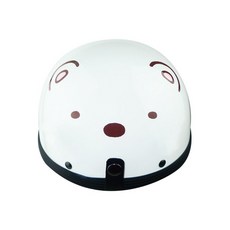 華泰 K831 SG-3 角落小夥伴 碗公帽 安全帽 輕便型 白熊 送防水長鏡片, 白