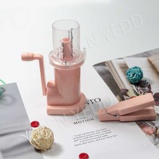 니트레터링 기계 핸드메이드 양말목 공예 니팅머신, 핑크 + 실 공 15개 (송곳 제공), 1개