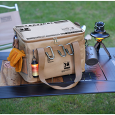 대용량 캠핑 수납 멀티백 42L, 베이지