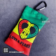 超級煙具館 CANNABIS 手相機多用扣帶(930011), 1個, 愛與和平款