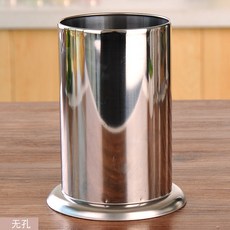 不銹鋼廚房餐具收納筒，筷筒、湯勺架、竹籤筒, 1個, 光面