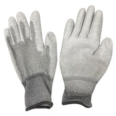 13針碳纖維防靜電PU塗掌止滑手套