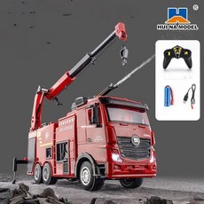 소방차 스프레이 물 구조 자동차 사다리 스프링클러 트럭 RC 장난감 중장비, 03 E