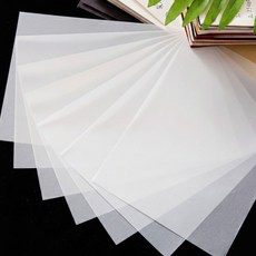 100매 트레싱지 A4 비침종이 필기 그림 도안 글씨 연습 반투명 미농지, 1개