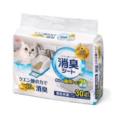 아이리스 고양이 탈취 시트 30매 시스템화장실 전용 TIH30C, 1개