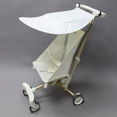 【臺灣出貨 】丸丫/小虎子嬰兒推車遮陽棚蓬防曬配件手推車遮陽罩遛娃神器通用, 白色星星（丸丫T2小虎子專用, 1個