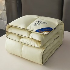 5성급 호텔 스타일 프리미엄 95 화이트 구스다운 겨울 이불, Yellow