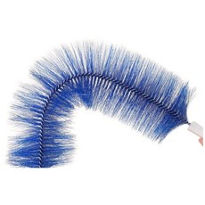 風扇清潔刷 電風扇刷 冷氣清潔刷 可彎曲風扇刷 除塵刷, 藍, 1個