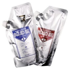 스퀴드 잉크 컬러 트리트먼트 염색약 1제 x 500g + 2제 x 500g, 6N 라이트 브라운, 1개