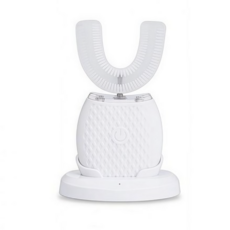 Kuchae 실리콘 전동칫솔 치아미백기, 1개, 화이트, AY-68104