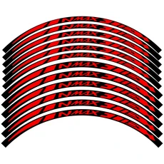 반사 오토바이 액세서리 휠 스티커 허브 방수 데칼 림 스트라이프 테이프 야마하 NMAX125 Nmax155 nmax160, 2020-2021 1, 01 2020-2021