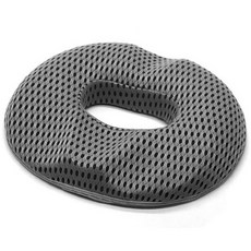 미니플 4D 도넛방석 메모리폼 기능성 회음부 방석, 메쉬그레이, 남성용