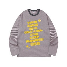 브랜드정품 벤힛 VENHIT KEEP RUNNING 스트라이프 롱슬리브_핑크 325243