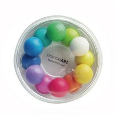 來而康 玩偶的家 藝智粉彩球 A0470 繽紛木球組，激發兒童創造力與藝術天賦，安全無毒材質，玩得開心又放心, 1個, 粉彩