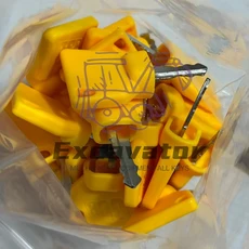 [호환제품] 10/5/1Pcs 점화 시작 키 스위치 스타터 JCB3CX 굴삭기 대부분의 교체 부품, 02 1pc