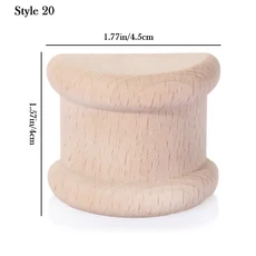 유럽 스타일 단단한 나무 가구 캐비닛 액세서리 빈티지 장식 조각 시트 다리, 20