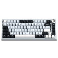 기계식 키보드 무선 블루투스 게이밍 핫스왑 커스텀 RGB 저소음적축형, 아이슬란드 블루 그린 4000