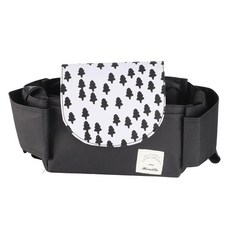 Hecallle 嬰兒車掛包，大容量多功能收納袋, 黑森林, 1個