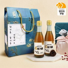 [장인의주방] [명절선물상자][김선교장인]통들깨 100% 들기름 300ml 2병, 1세트