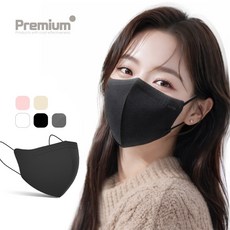 국내산 KF94 숨쉬기 편한 새부리형 컬러 황사 방역 대형 마스크, 100매, 1개, 블랙