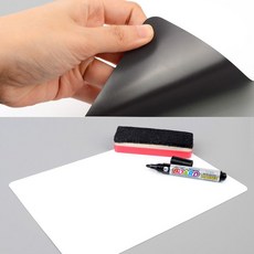 ms0104- A4 자석칠판 마그넷 고무자석 화이트보드 냉장고보드