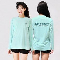 서프라이더 남녀 루즈핏래쉬가드 상의+하의 2종세트 / 7컬러 7COLOR 루즈핏 비치웨어 빅사이즈 SURFRIDER