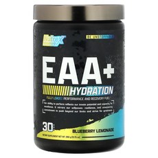뉴트렉스리서치 EAA 수분 공급 블루베리 레모네이드 맛 384g (13.5oz), 390g, 1개