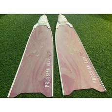 【島嶼潛水】Prussian Blue 普魯士藍 粉紅湖 玻璃纖維 自由潛水 長蛙 S-Swing白腳套35-36, 粉紅湖,長蛙袋