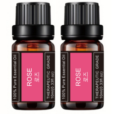 레노포프 천연 에센셜오일 & 블랜딩오일 35종 테라퓨틱등급, 2개, 4.로즈, 10ml