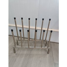 장화 걸이 건조대 매장 신발장 다기능 스테인리스 스틸 두꺼운 부츠장, 1단, B_64x22x60 6켤레 수납 신발장