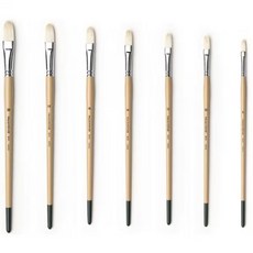 화홍 804 유화붓 아크릴붓 돈모붓 (1호~30호) 7본세트, 1개, 2호