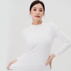 펌핑 여자 기능성 기모 내의 터틀넥 국내생산