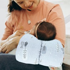 마이베베 모유수유쿠션 분유수유쿠션 팔토시 휴대용 수유쿠션, 그레이 레빗