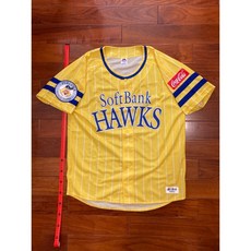 日本職棒 軟銀鷹 2020 鷹之祭典 黃色 白條紋 應援球衣 S~L (罩衫 NPB 棒球 棒壘 小尺寸)