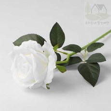 우동할매 인테리어조화꽃 장미 조화 화이트