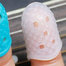 으나점빵 화이트 실리콘 골무 사무용실리콘골무, S