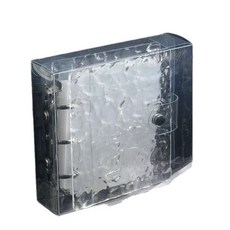 透明水晶波紋卡冊 A8活頁 一宮格 三寸拍立得相冊, 一宮格水晶波紋卡冊,單獨擋板2張【不含內頁和外殼】