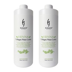 코겐 헤나 콜라겐 워터로션 트리트먼트(2제) 1000ml, 화이트, 2개