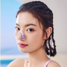 ZOKE 泳帽 矽膠彈性頭帶 防水 可重複使用 游泳配件, 紫色_2 （浮力防丟）, 1個